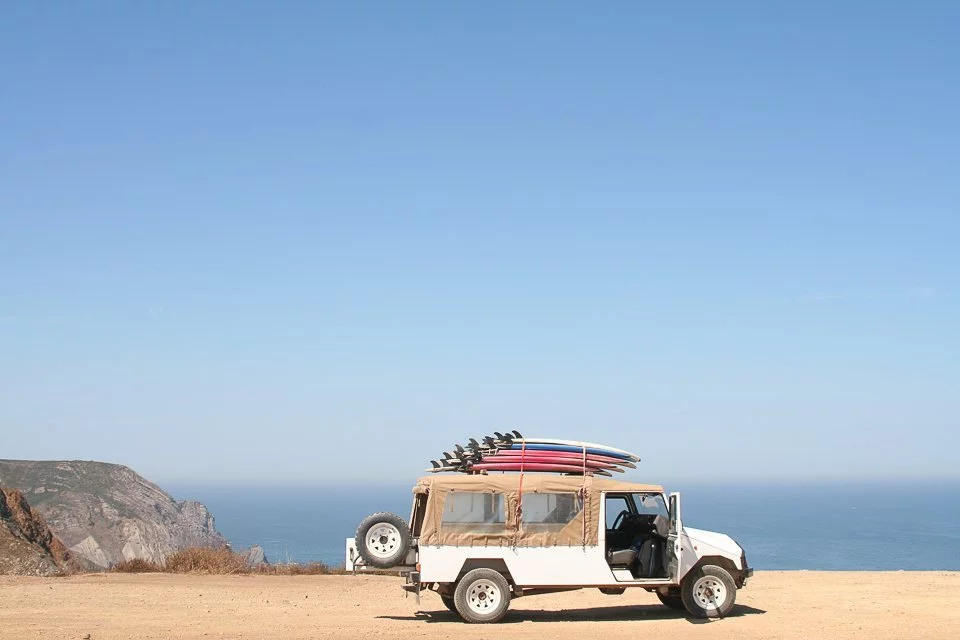 vacances en France voiture plage