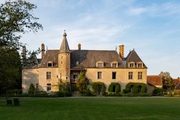 chateau dans un parc