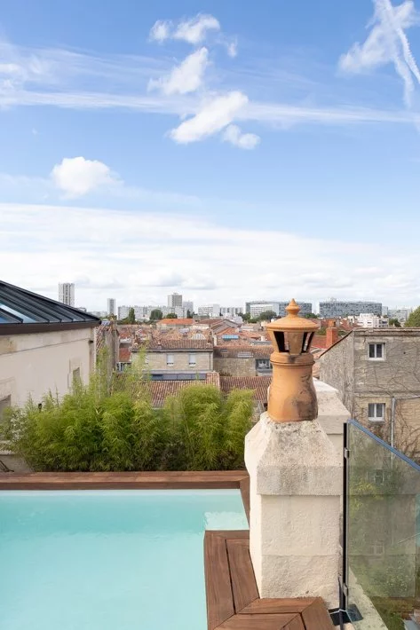 piscine sur le toit